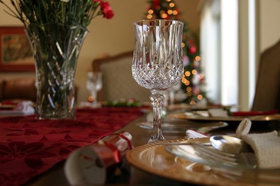 Make It a Crystal Christmas at Your Dinner Table