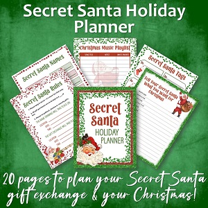 Secret Santa Holiday Planner
